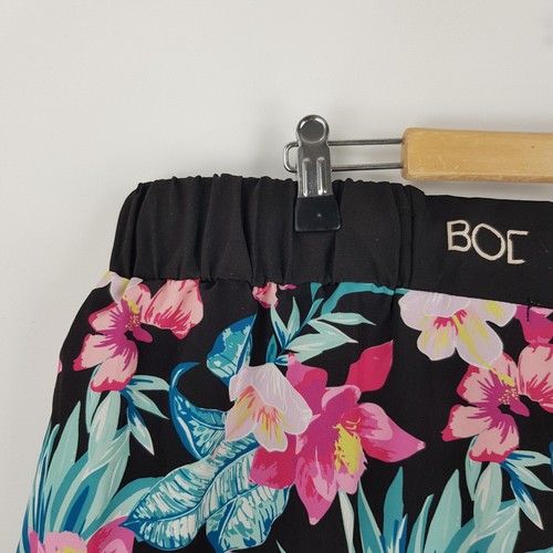 Body Glove Womens Size 3XL Black Bright Floral Swim Shorts Stretch Elastic Waist - Picture 12 of 19