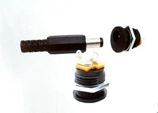 20PCS 10Pairs 12V 3A 5.5 x 2.1mm Plastic DC power Male Plugs & Female connectors