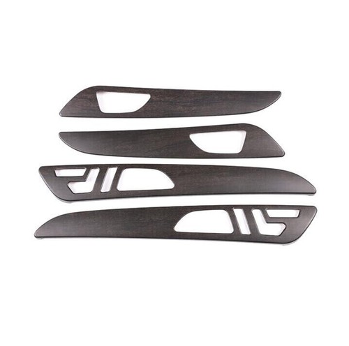 Brown Wood Grain Inner Door Panel Trim Cover Strip 4PCS For Benz ML GL 2012-2016 - Picture 4 of 7