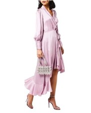 ZIMMERMANN SILK WRAP MIDI DRESS Size 12 GENUINE RRP £650 #T4