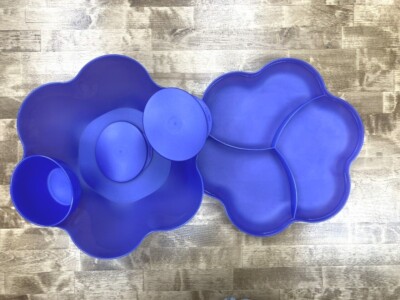 Tupperware Large Serving Bowl, Cover & 2-16oz. Dip Bowls-Several Colors-NEW
