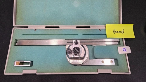 Mitutoyo Universal Bevel Protractor (3126), Q
