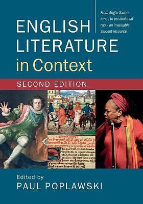 English Literature in Context Poplawski Hardback Cambridge University Press 2e