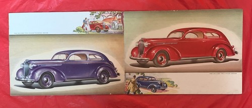 1938 Plymouth "DeLUXE" - Original Car Dealer Sales Brochure / Catalog - Picture 4 of 10