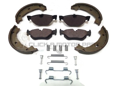 BMW E90 325 REAR BRAKE PADS SET & HANDBRAKE SHOES & FITTING KIT (FOR ...