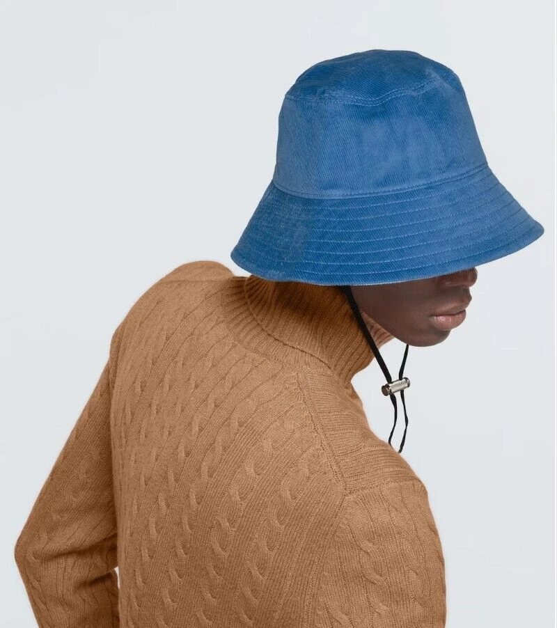 Erdem $335 Men's Velvet Corduroy Bucket Hat Medium/Large