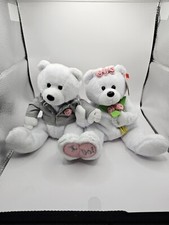 TY Beanie Babies - WE DO the Wedding Bears (set of 2) (8.5 inch)