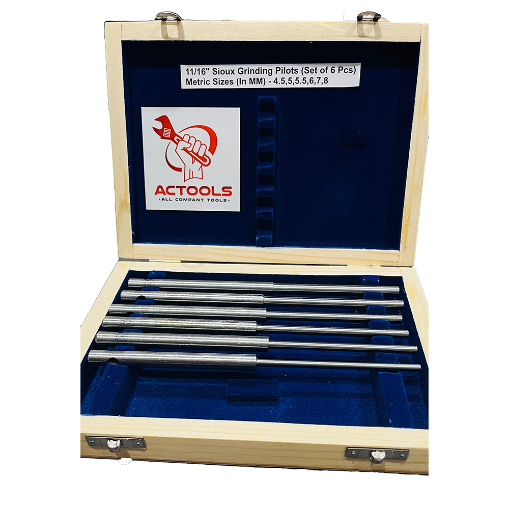 6 pcs Black & Decker Valve Seat Grinder Pilot Top .375" (5mm to 8mm