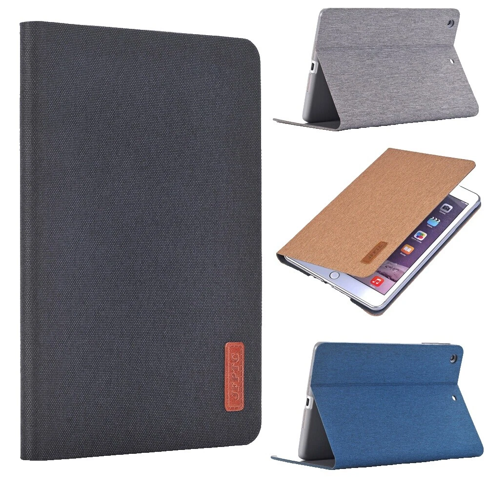 Lector de libros electrónicos y tablet de lona negra Estuches, Fundas y teclado Folios Para Apple iPad Mini 4