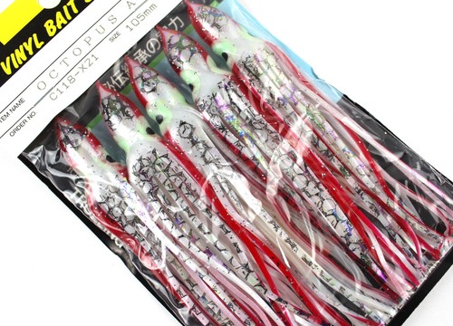 YO-ZURI Octopus Ar. C118-X21 - 105 mm - Size 3.5 - Conf. da 5 Polipetti - AB615 - Picture 4 of 4