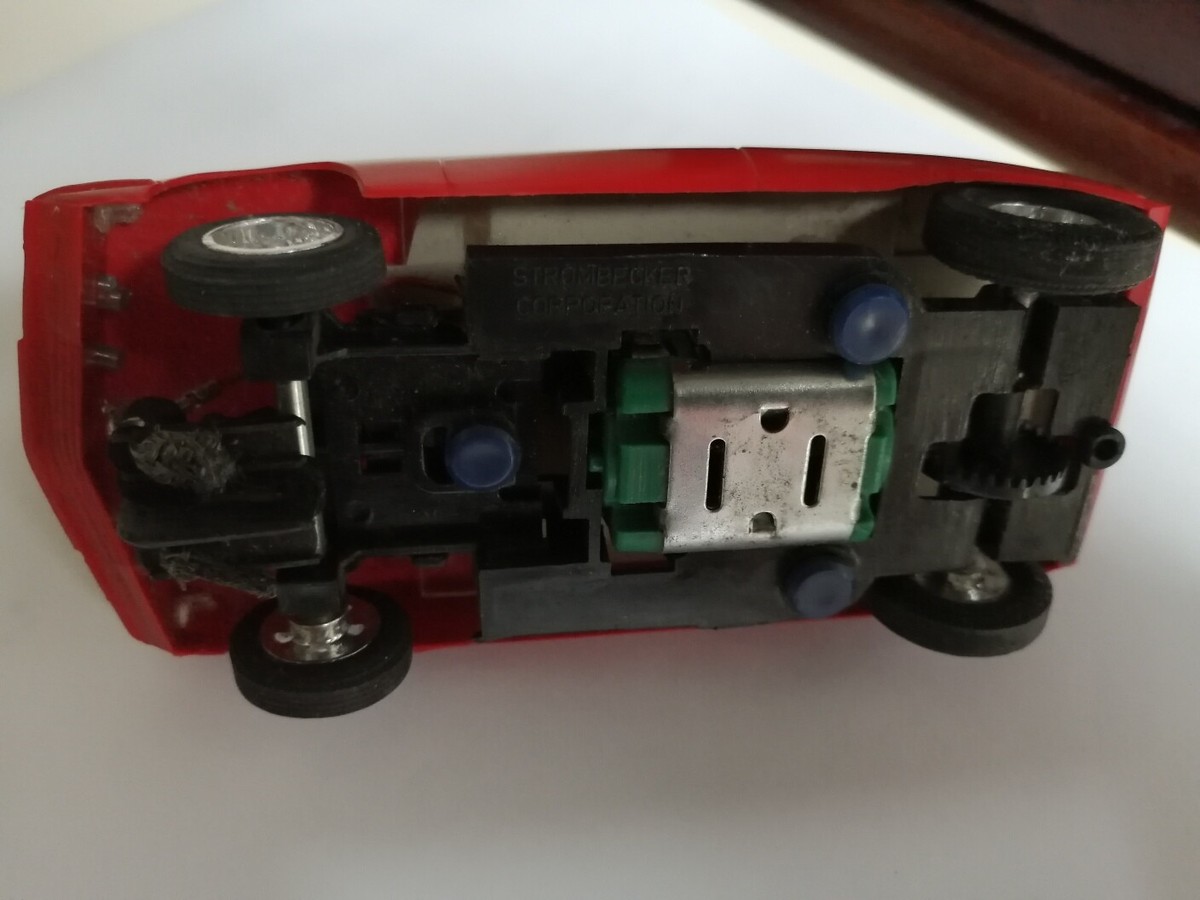 Strombecker 9600 - Citroën SM Maserati Red #10 no Box1:32 Slot Car
