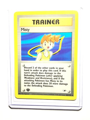 ポケモン Misty's Wish トレーナーカード 1st edition ポケモン Misty´s Wish トレーナーカード 1st edition