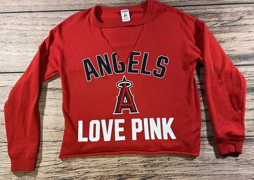 Maillot De Baseball Rose PINK Victoria Secret Giants 5th & Ocean - Taille S
