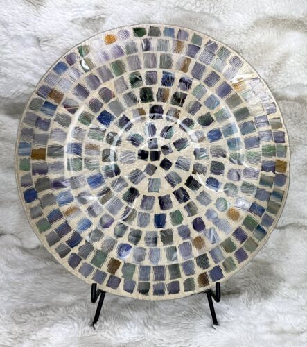 Piatto mosaico in vetro design contemporaneo piastrelle art deco - Foto 3 di 3
