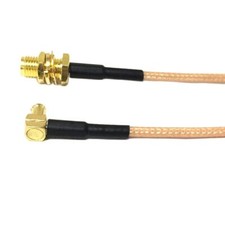 0.3m SMA Female To MCX Male Angle RF Cable RG174 RG178 RG316 Adapter Coaxial
