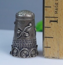 Vintage TAXCO Sterling Silver Sewing Thimble
