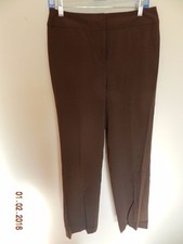EUC Women's Liz Claiborne Audra Brown Dress Pant Sz 6