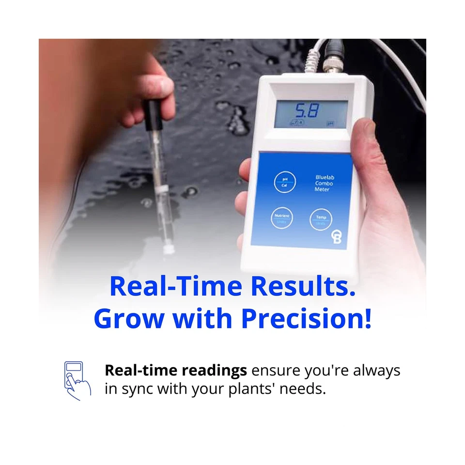 Bluelab 组合计适用于水中的 pH、温度和电导率 - 易于校准... — 第 4/4 张图片