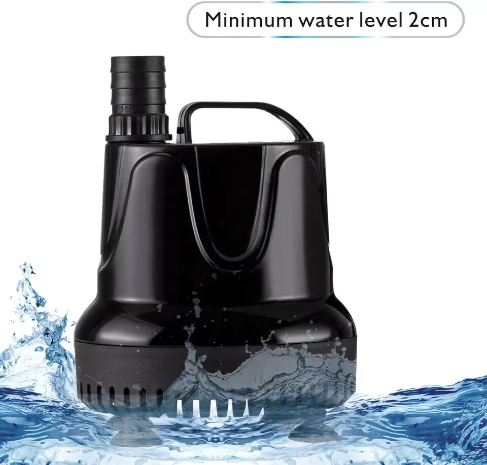 Hygger Submersible Water Pump 4000L/H 90W Ultra-Quiet Fountain Pump