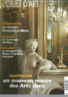 L'OBJECT D'ART N°457 LE CARAVAGE / LE BOSQUET DES BATHS D'APOLLON / MONTPELLIER