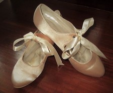CHAMPAGNE satin shoes BRIDE BRIDESMAID round toe number 40