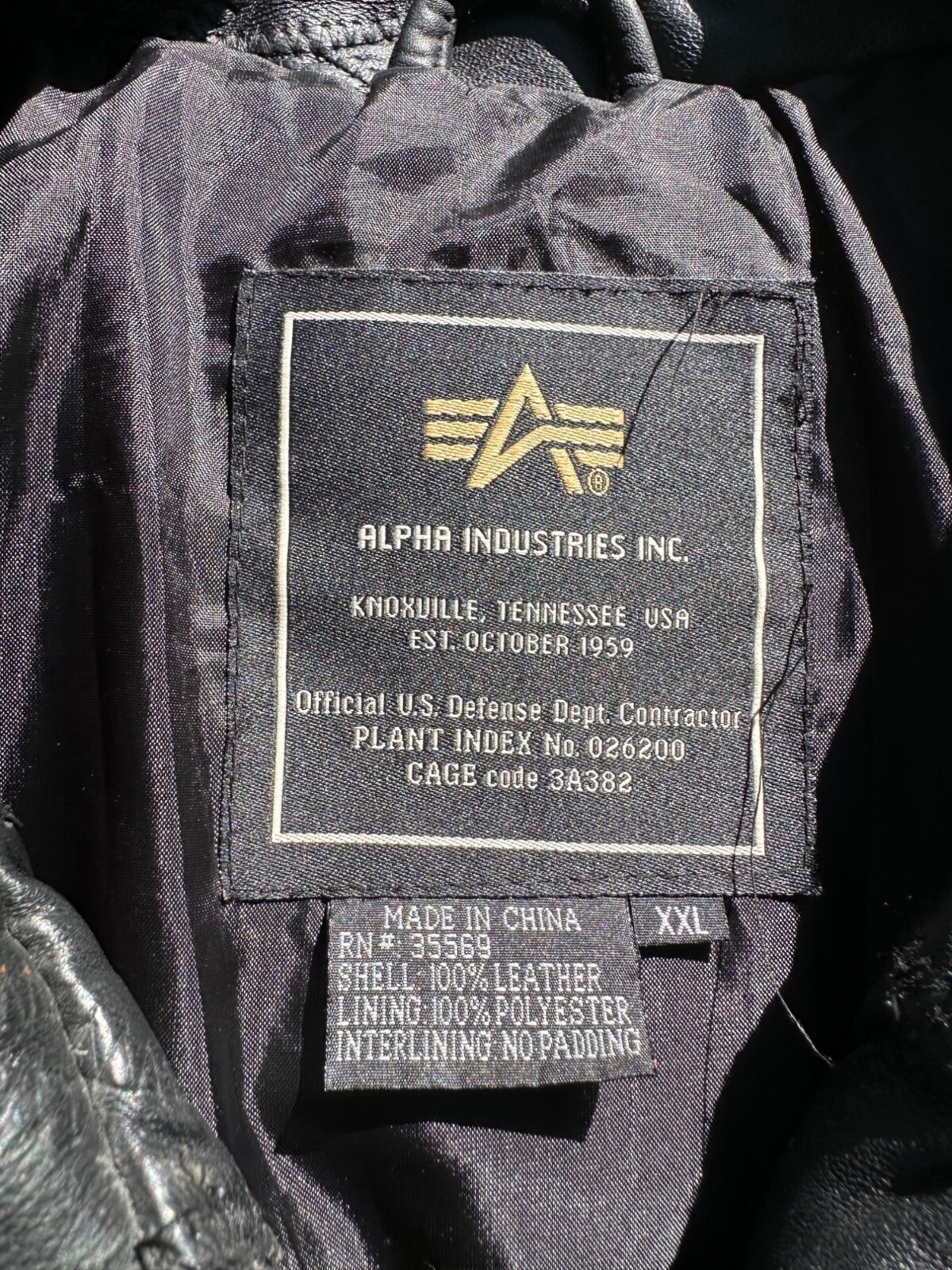 Vintage Patchwork Leather NASA Space Station Alph… - image 5