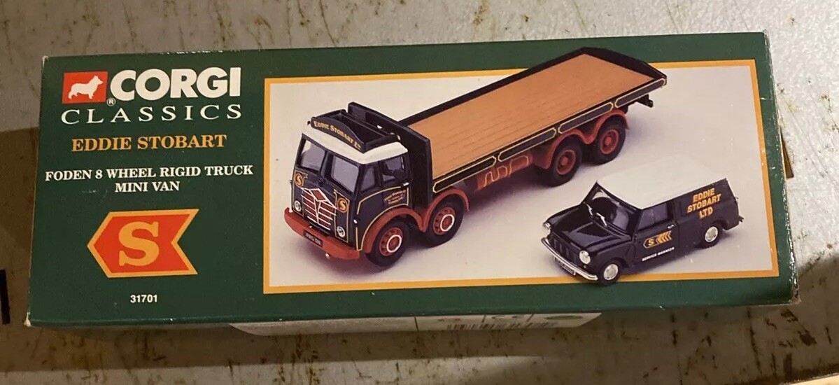 Corgi 31701, Foden 8 Wheel Truck & Mini Van Set - Free Price Guide