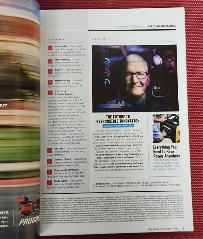 Popular Mechanics September/October 2022 Build Your Own Smokeless Fire Pit pb - Image 3 of 4