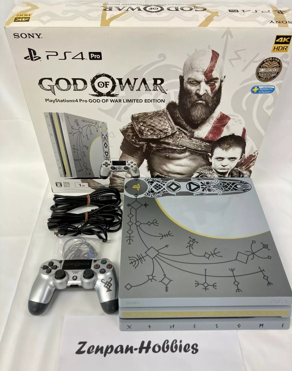 Sony PlayStation4 PS4 1TB Pro God of War Limited Edition Box Game