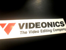 Aufkleber / Sticker + Videonics + Video Editing Company ++ USA