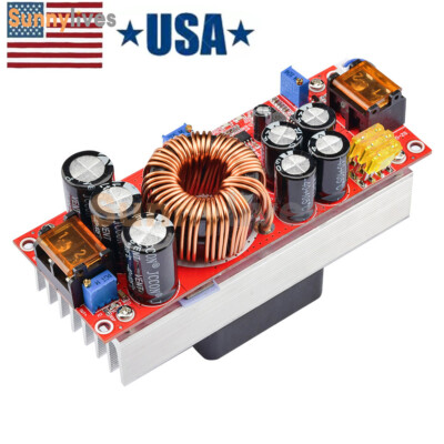 1800W 40A DC-DC Boost Converter 10-60V to 12-90V Step Up Power Supply Module USA
