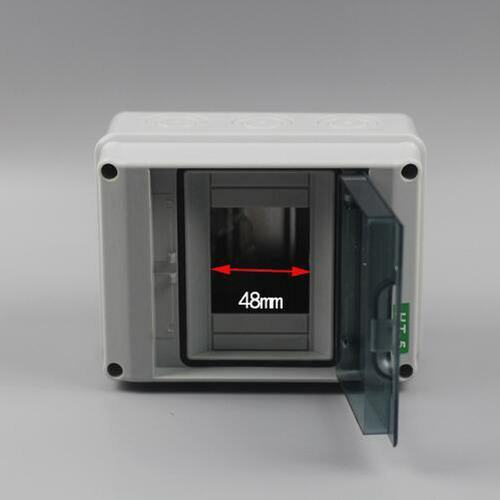 Unidad de consumo impermeable IP65 gabinete modular caja de interruptor de contacto RCD MCB nuevo - Imagen 7 de 31