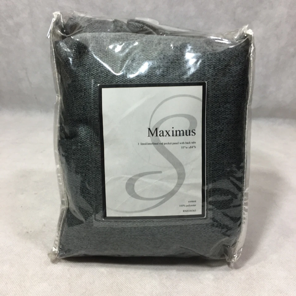 Lote de 4 paneles de bolsillo de varilla forrados/interlineados Maximus con pestañas traseras 55" x 84" Foto 4 de 4