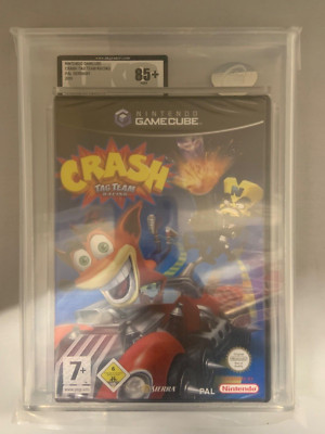 VGA / UKG 85+ Gold Mint Nintendo GameCube - Crash Bandicoot - Tag Team Racing