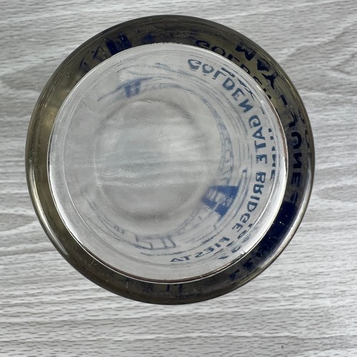 Vtg Glass Cup Golden Gate Bridge Fiesta June 1937 San Francisco CA Tumbler 5.75" - Picture 8 of 10
