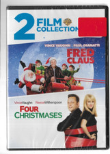 2 FILM COLLECTION FRED CLAUS & FOUR CHRISTMASSES VINCE VAUGHN DVD
