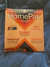HomePak Integrated Software System Atari 800/XL/XE Batteries Included
