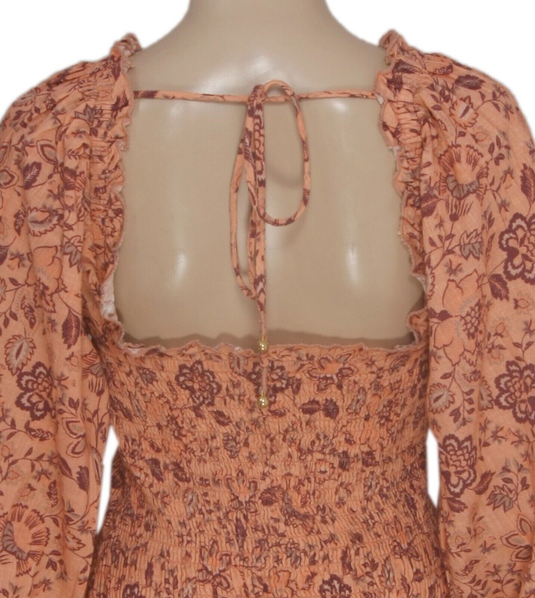 knee length dresses for ladies FREE PEOPLE Floral SMOCK IT TO ME Mini Dress