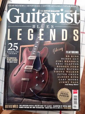 Guitarist Magazine Feb 2014 Issue 31 BB King Buddy Guy  Jimi Hendrix Gary Moore