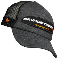 Savage Gear AngelmüTze FüR Spinnfischer Attitude Cap Grey Melange, MüTze, Cappy