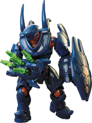 Halo Mega Bloks Construx Covenant Blue Hunter Figure LOT 2 Warthog Run  Genuine | eBay