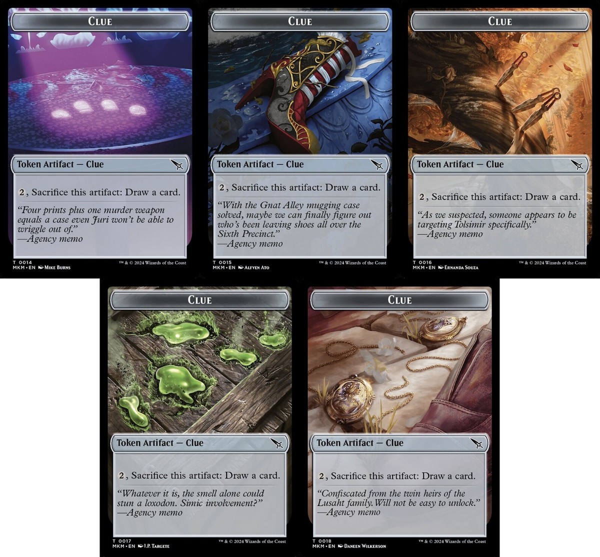 mtg murders at karlov manor clue cards MTG: Magnifying Glass | Murders at