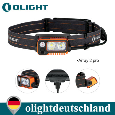 Olight Array 2 Pro Gestensensor LED Stirnlampe Kopflampe IPX4 - Orange