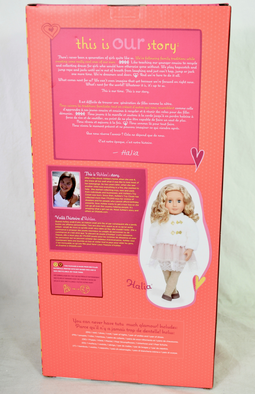 our generation holiday halia doll