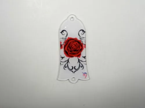 Les Paul Truss Rod Cover- 2124 Customs " Everyrose" Made in USA