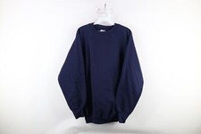 Vintage 80s Streeetwear Mens XL Faded Blank Heavyweight Raglan Sweatshirt USA