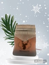 Kalimba 17 Schlüssel Daumenklavier Profi Marimba Marimbaphone Mahagoni Holz Fing