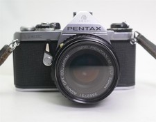 Pentax ME 35mm SLR Film camera  50mm F/1.7 lens outfit TESTED