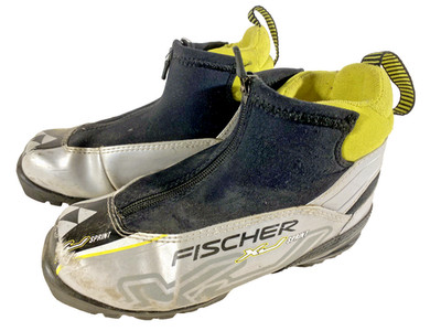 FISCHER XJ Sprint Cross Country Ski Boots Size EU36 US4.5 NNN bindings 3415