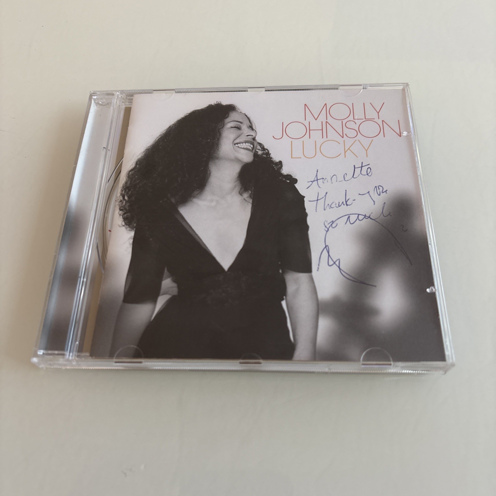 Lucky by Molly Johnson (CD, 2008) Signed!